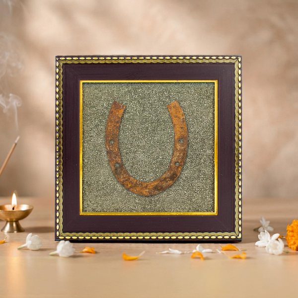 Ghode Ki Naal Raw Pyrite Frame